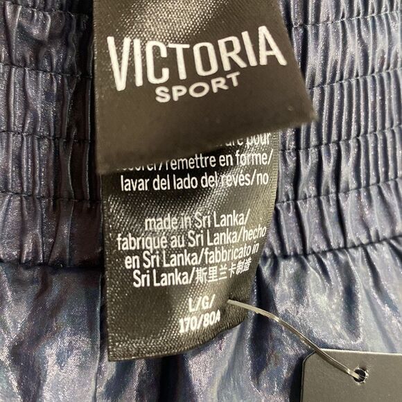 Victorias Secret VSX Sport Cargo Shine Jogger Track Pants Teal Blue - Picture 14 of 16